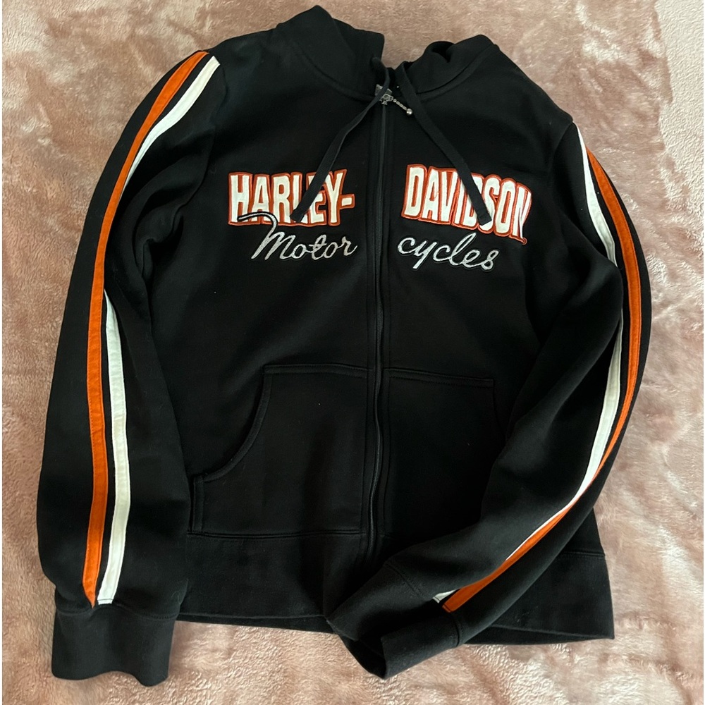 harley davidson zip up